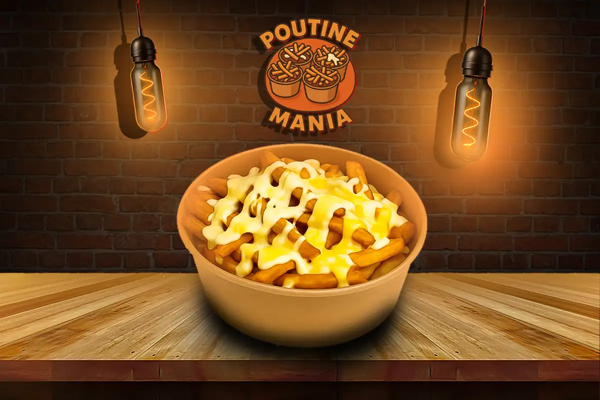 Poutine maxi Cheddar + mozzarella