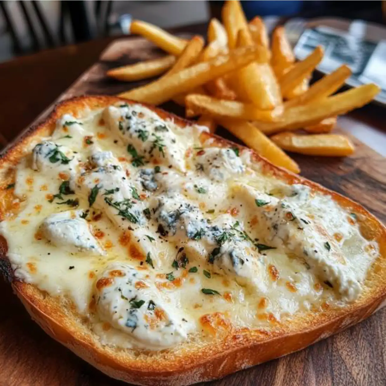 Bruschetta 4 Fromages Fondus