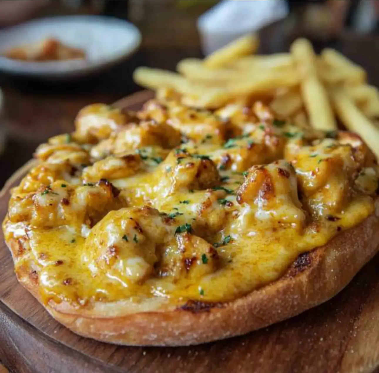 Bruschetta Poulet au curry exotique