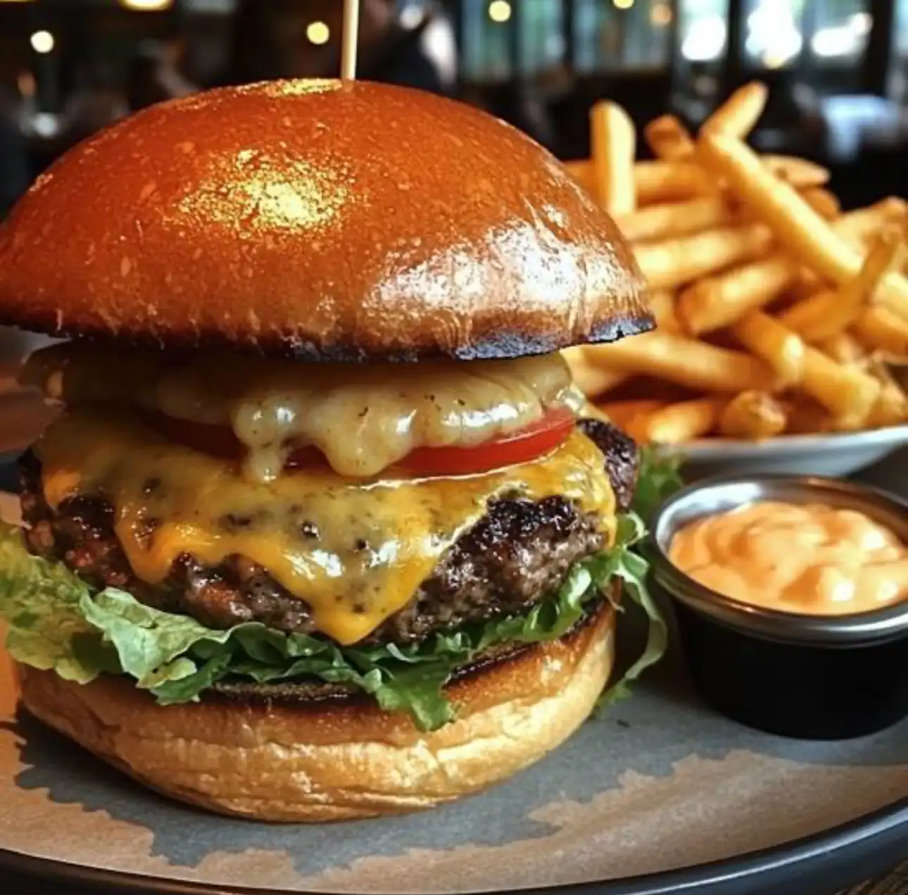 Burger du Berger au fromage Corse affine