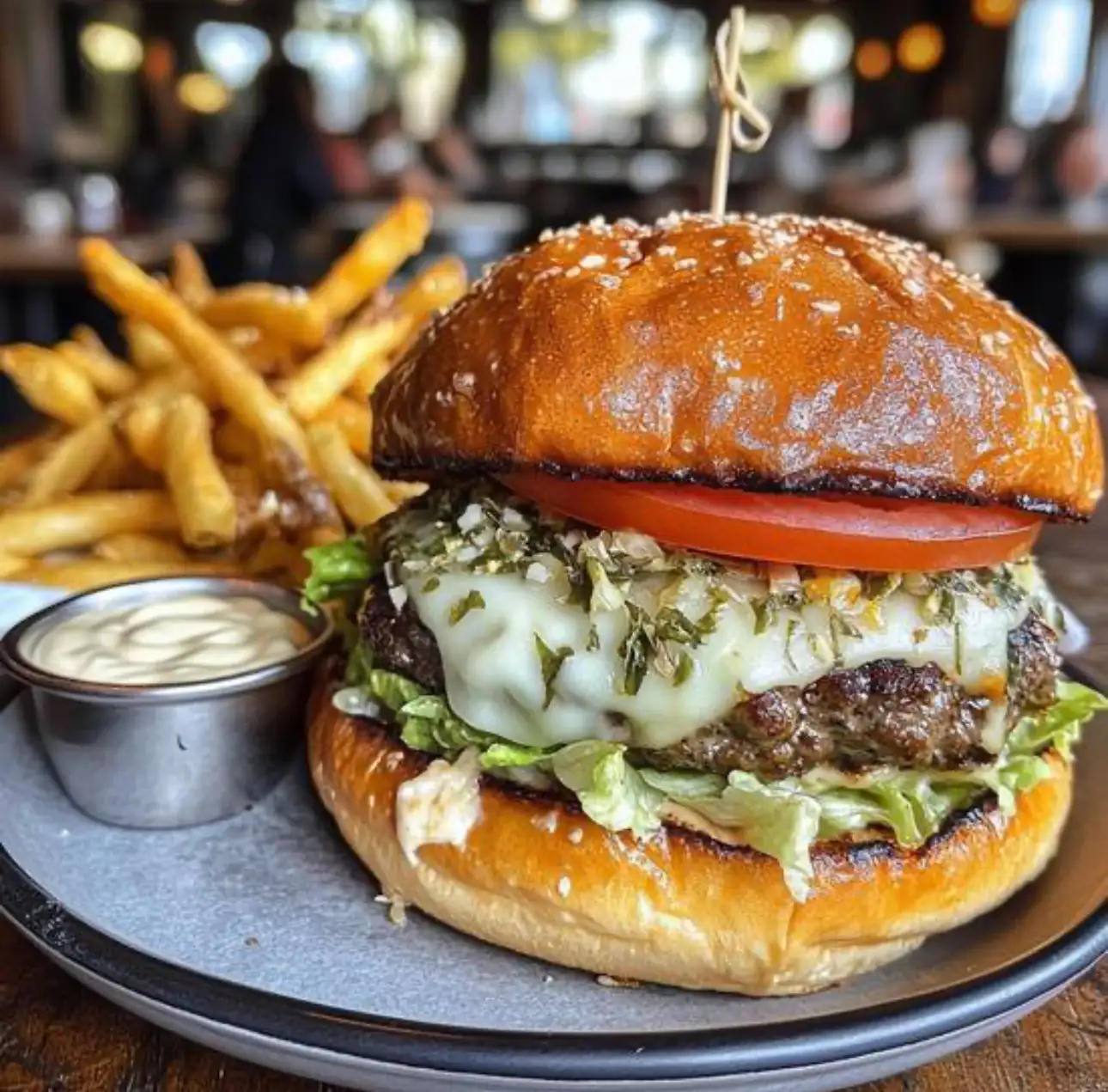 Burger Boursin Crémeux