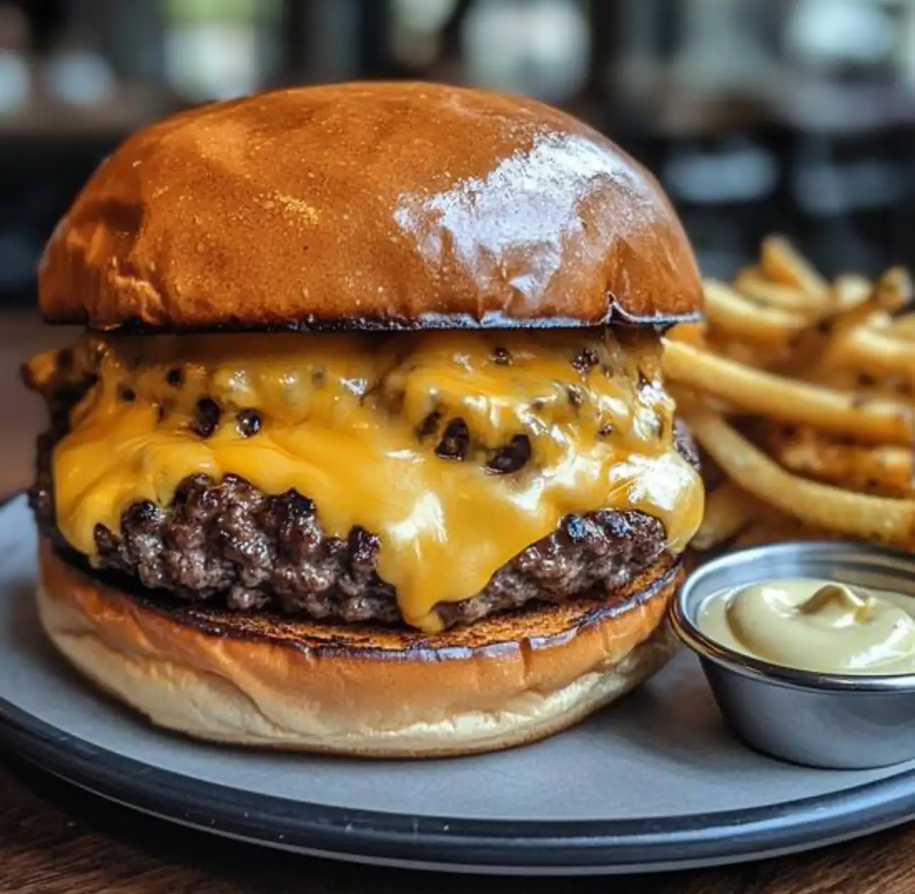 Burger Double Maxi Cheddar