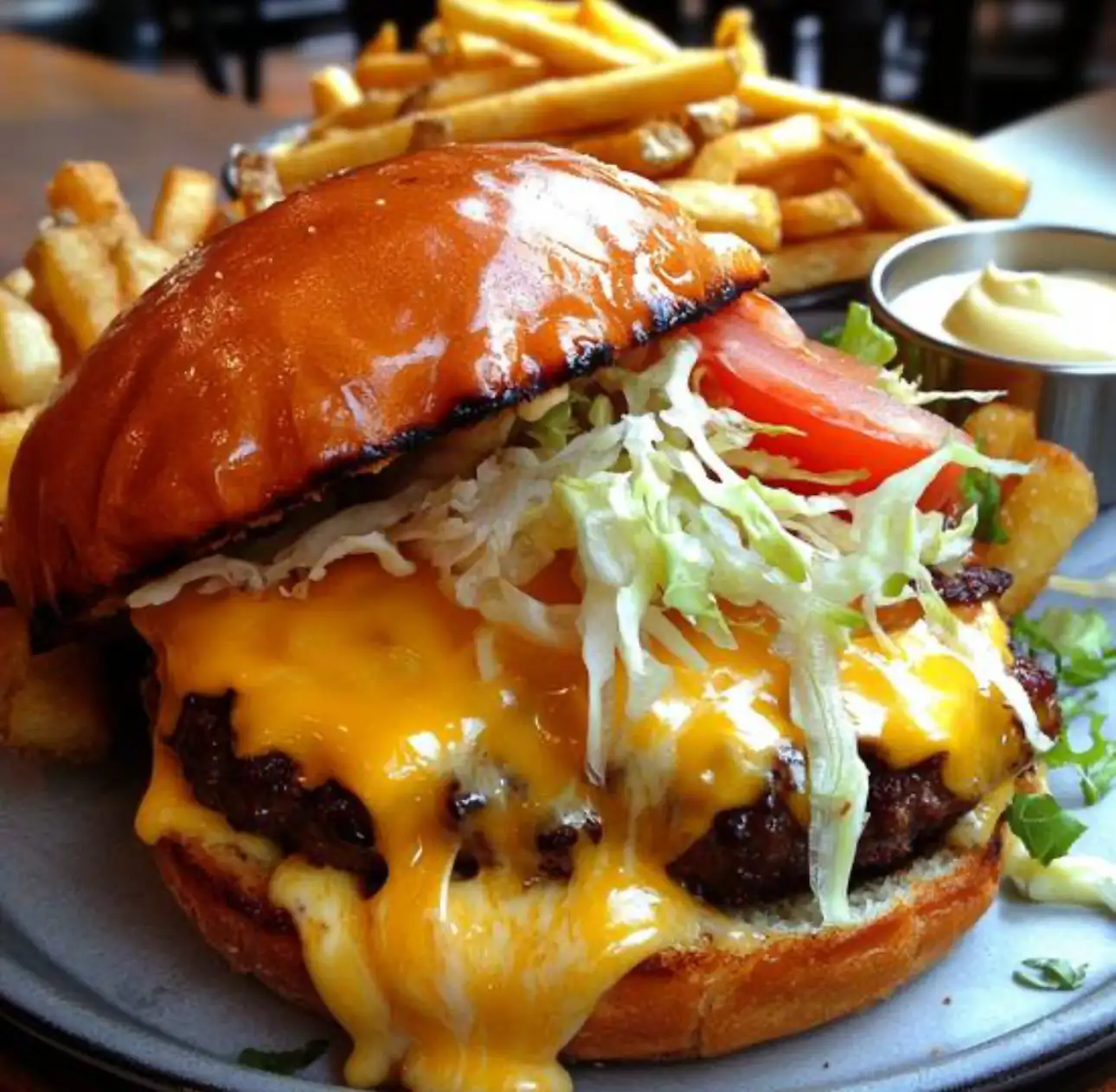 Burger Savoyard à la fondue