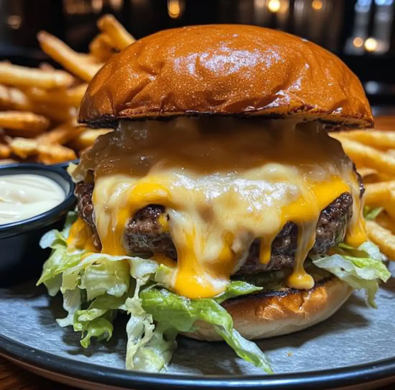 Burger Camenbert fondant