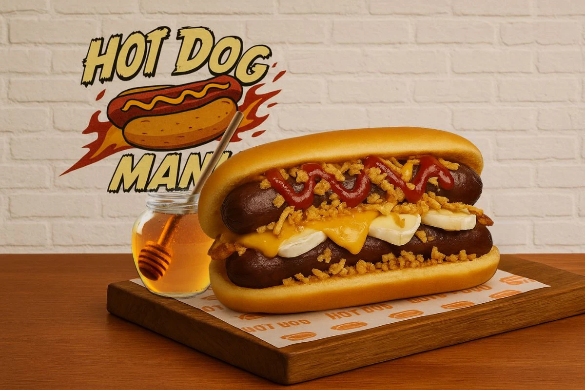 Hot-Dog Chèvre miel pignon